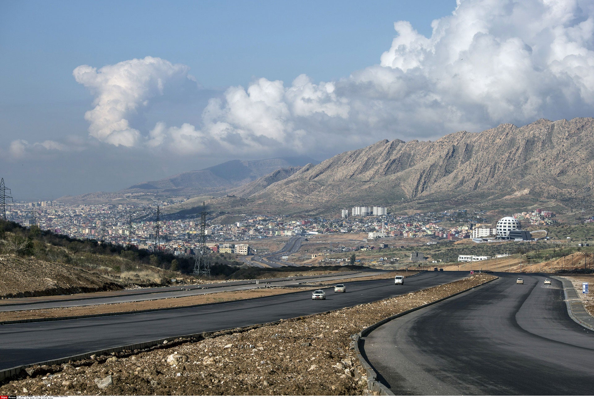 A view of the city of Dohuk in the Kurdistan Region of Iraq.
