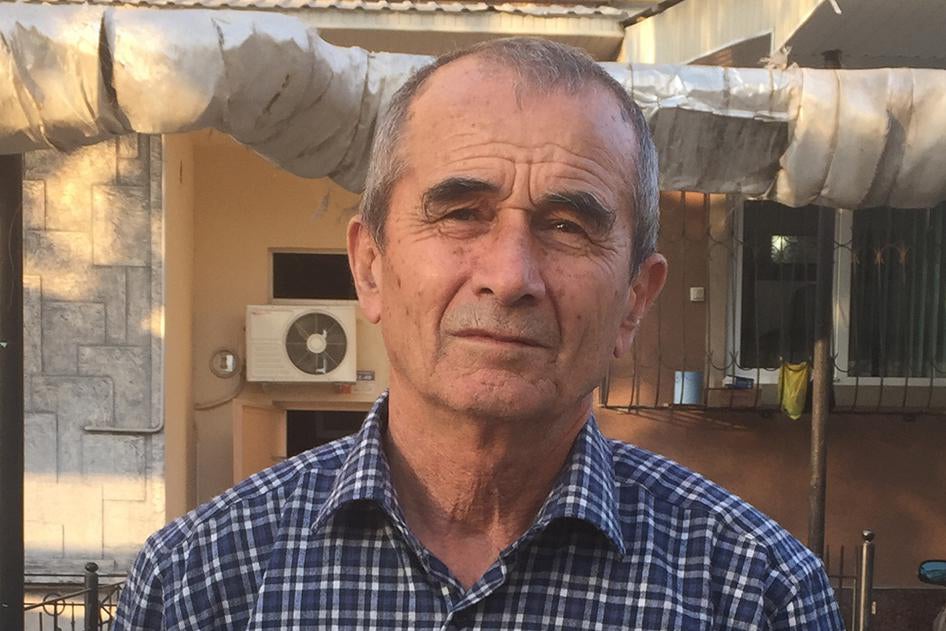 Агзам Тургунов, основатель Дома прав человека, 2017.