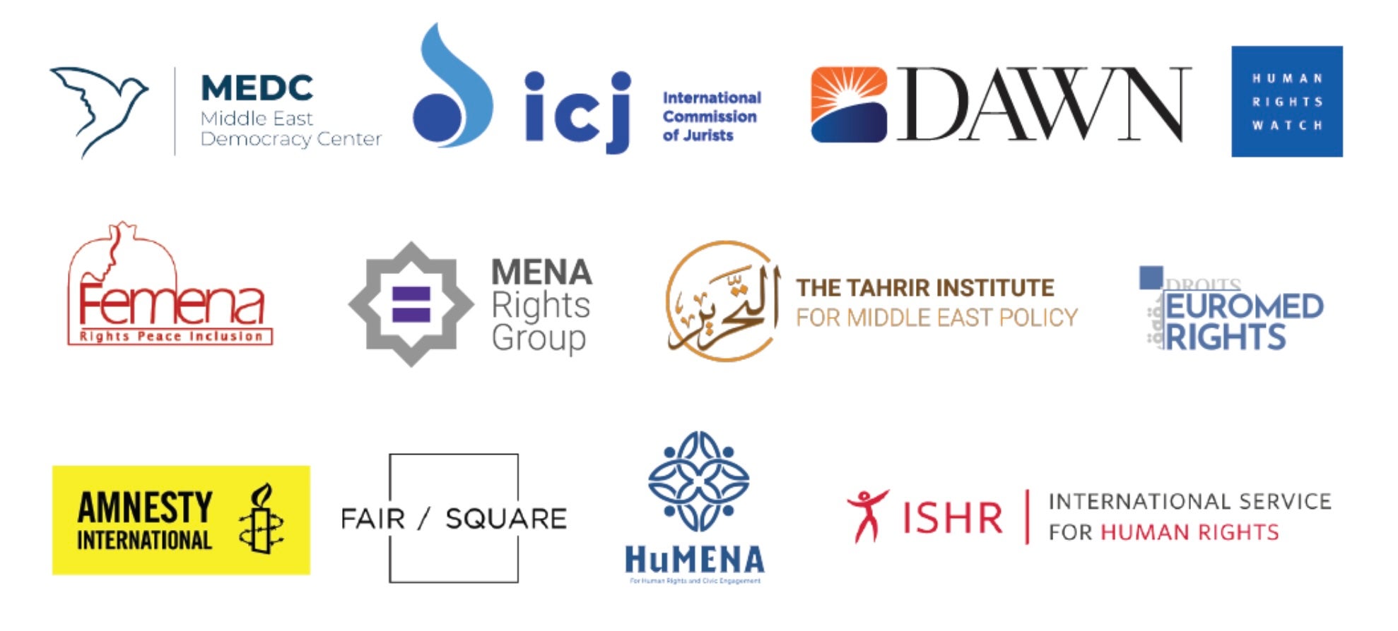 Logos of signatories