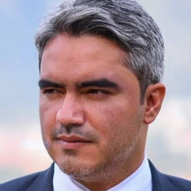 a man posing for a photo