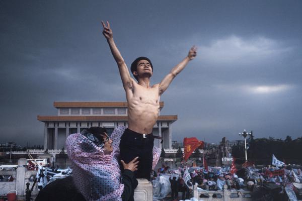 Tiananmen Square, Beijing in June 1989. 