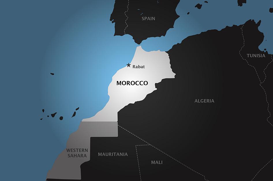 Morocco map placeholder Eng