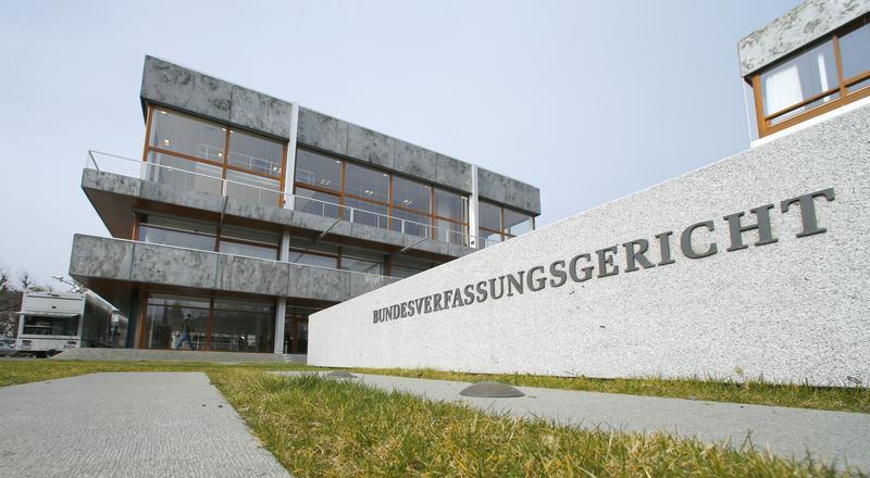 General view of exterior of Germany's Constitutional Court in Karlsruhe, Germany, March 15, 2016. 