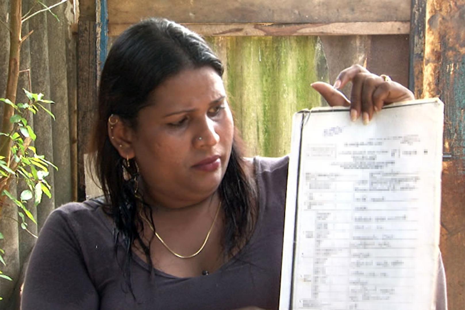 Sashini, a transgender woman in Colombo, has formally petitioned the National Human Rights Commission to urge the government to recognize her as female by issuing her official documents that reflect her livedgender. © 2016 Samantha