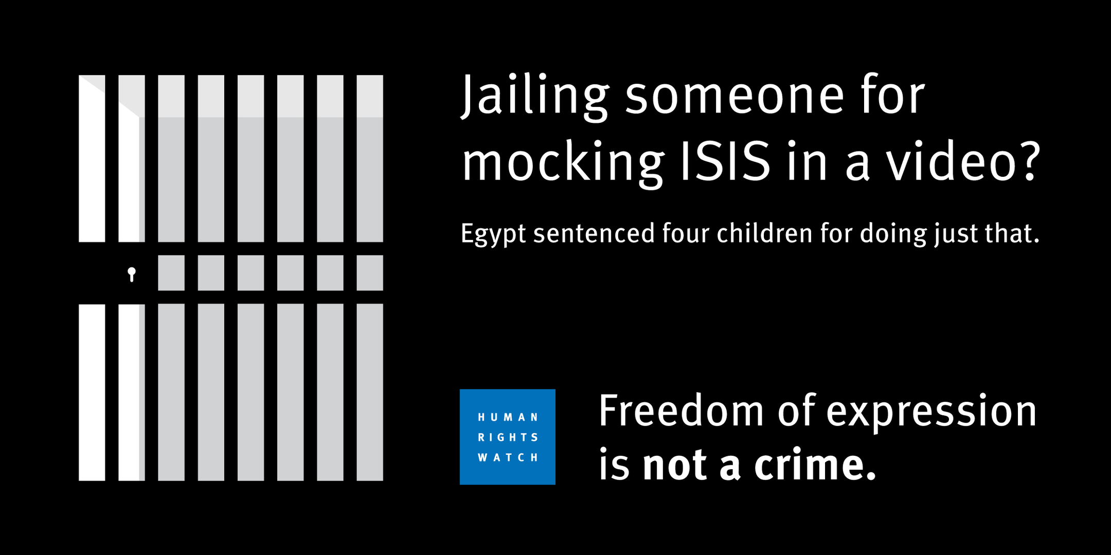 "How can you try someone for mocking ISIS?"