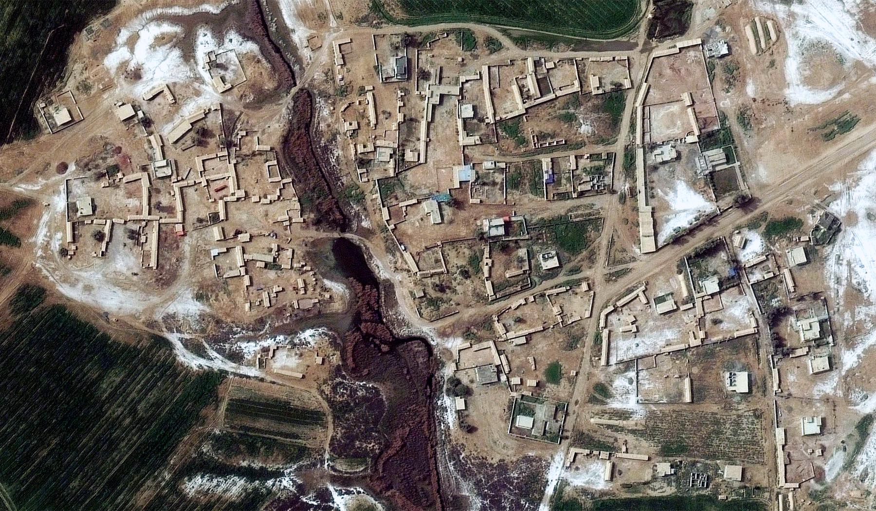 satellite imagery from February 14,2015