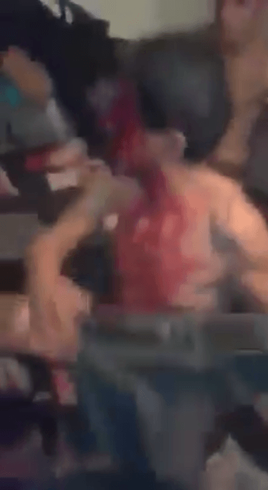 Screenshot from a video apparently filmed by youths on March 9, 2016 in Beni Mellal, as they assaulted two men they accused of homosexuality