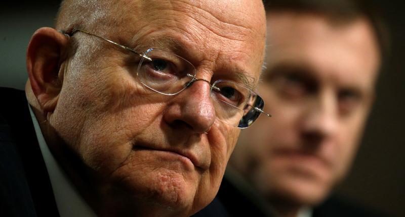 Director of National Intelligence James Clapper testifies before a Senate Armed Services Committee hearing on foreign cyber threats, on Capitol Hill in Washington, U.S., January 5, 2017.