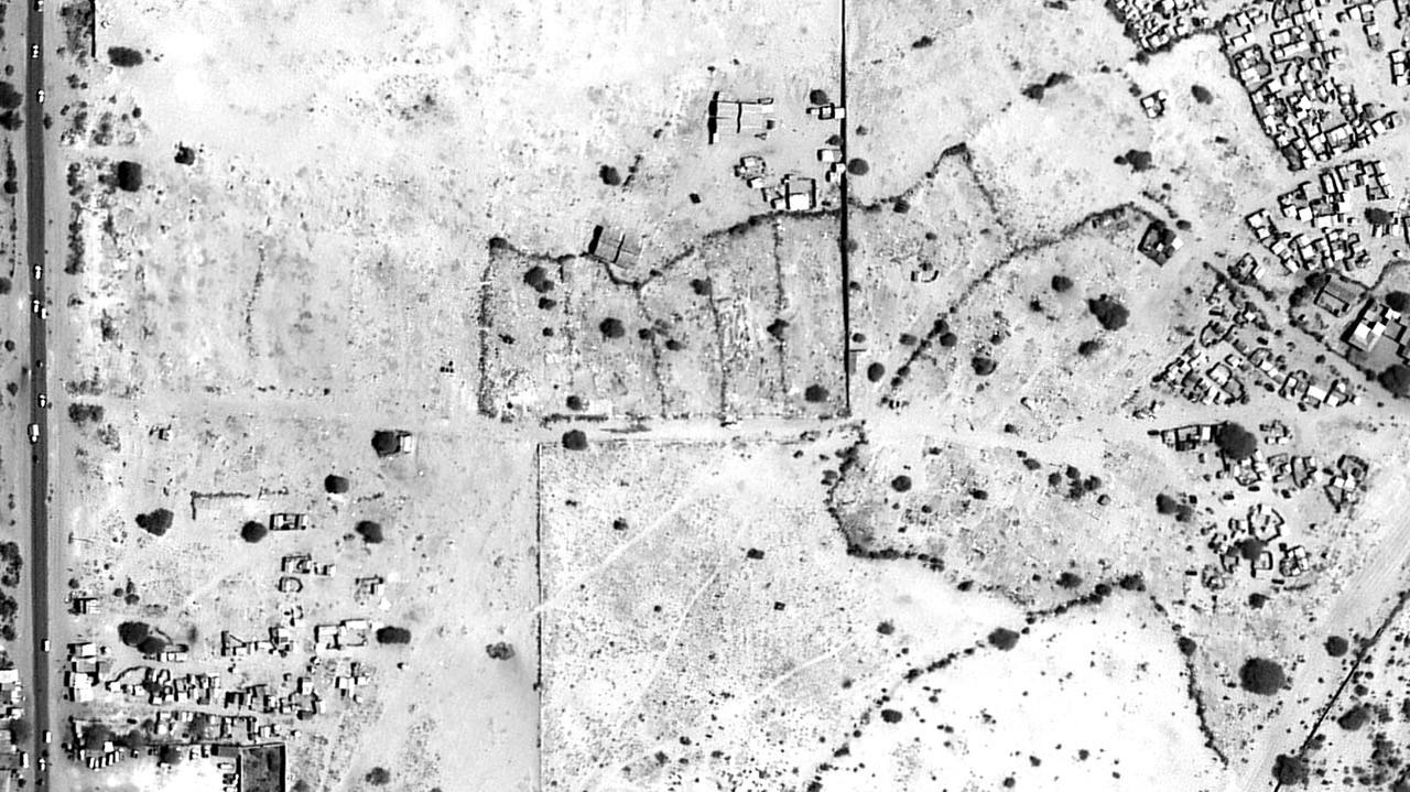 Satellite image recorded on January 19, 2018 after the demolition of Masha’Allaah center settlements 