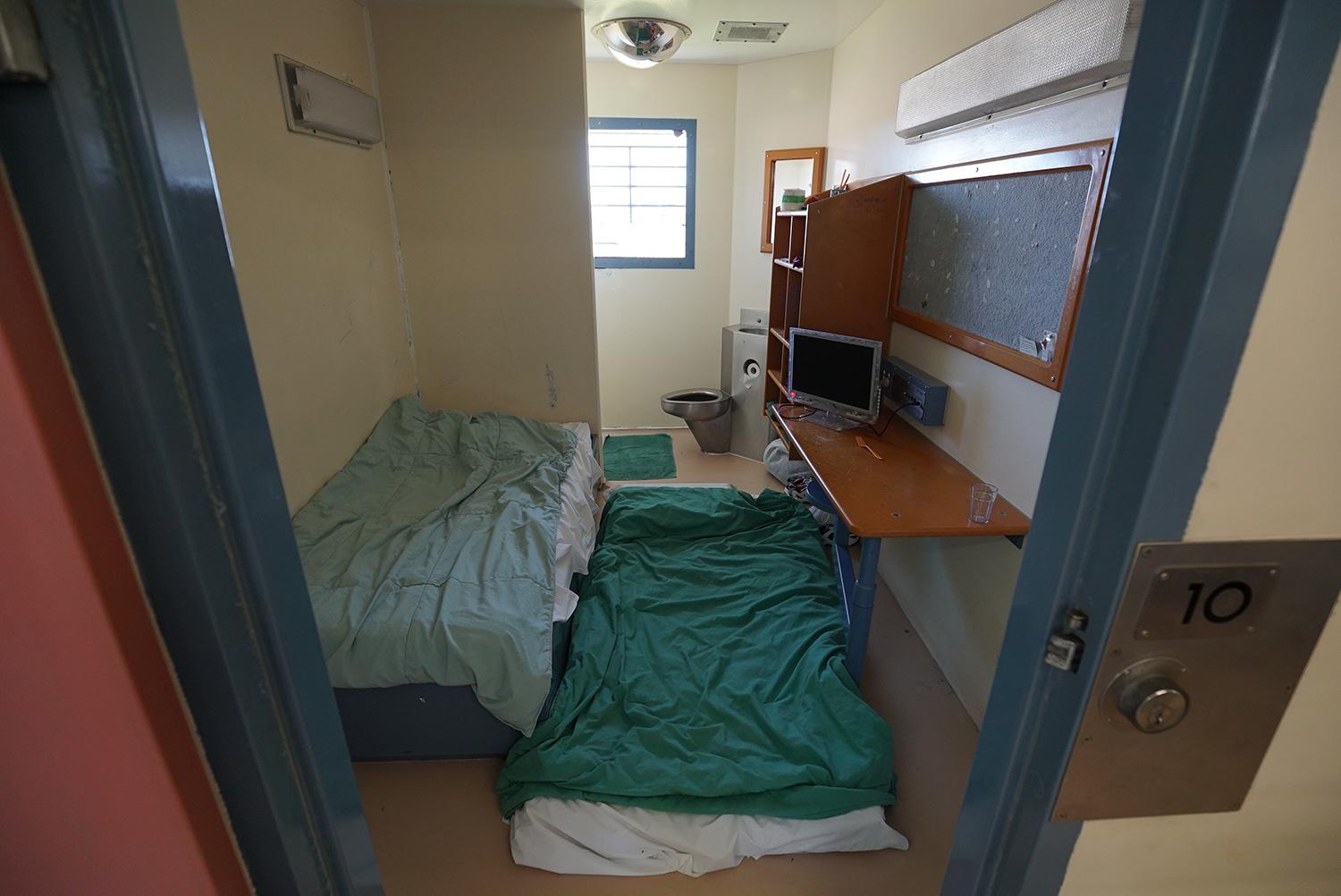 Due to overcrowding, prisoners in Brisbane Women’s Correctional Centre often have to “double-up,” with two and sometimes three people confined in a cell originally built for one. 