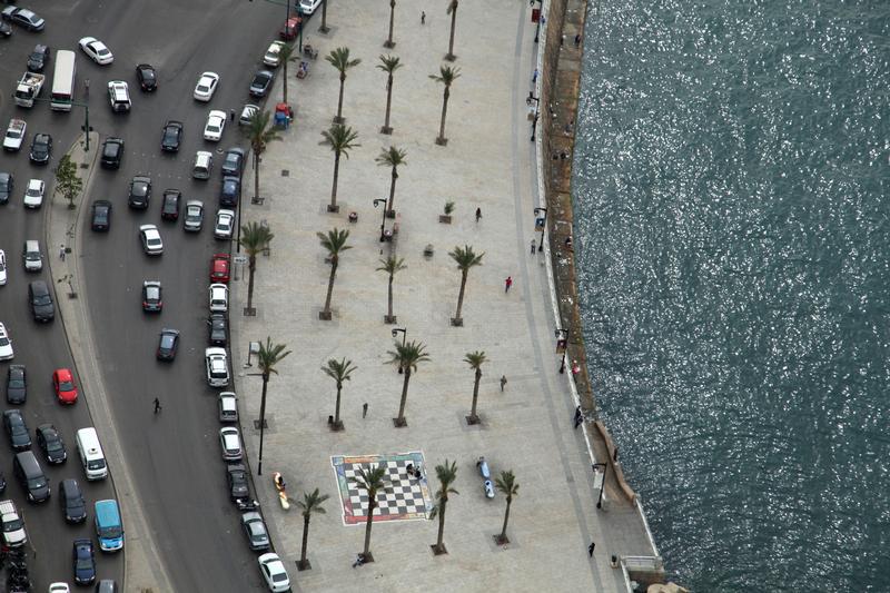 An aerial view of Beirut, Lebanon on May 3, 2016. © 2016 Reuters
