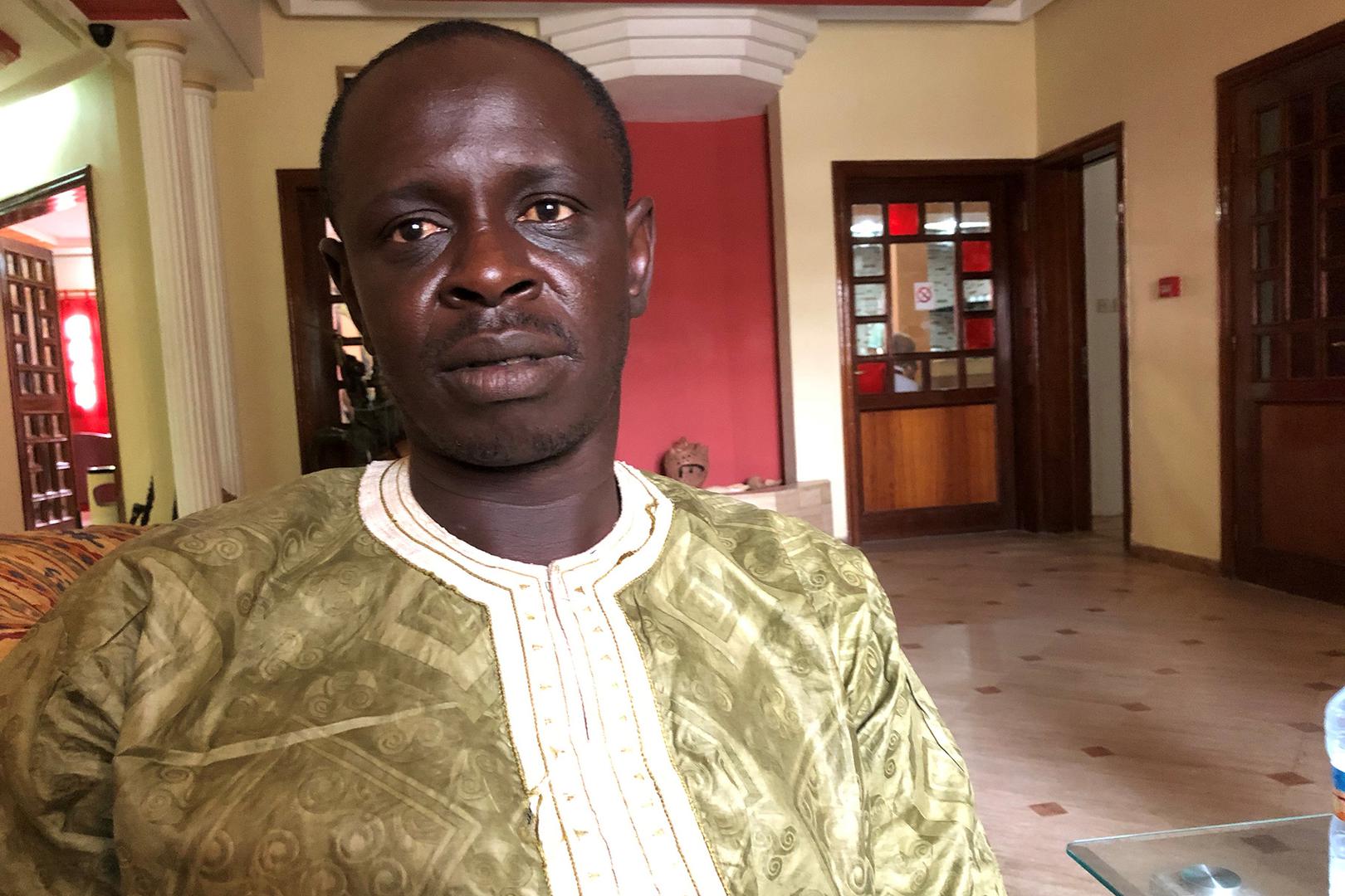 Djiby Sow, president of the nongovernmental organization Kawtal, Nouakchott, October 2017.