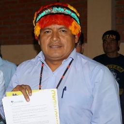 Agustín Wachapá, a Shuar indigenous leader.