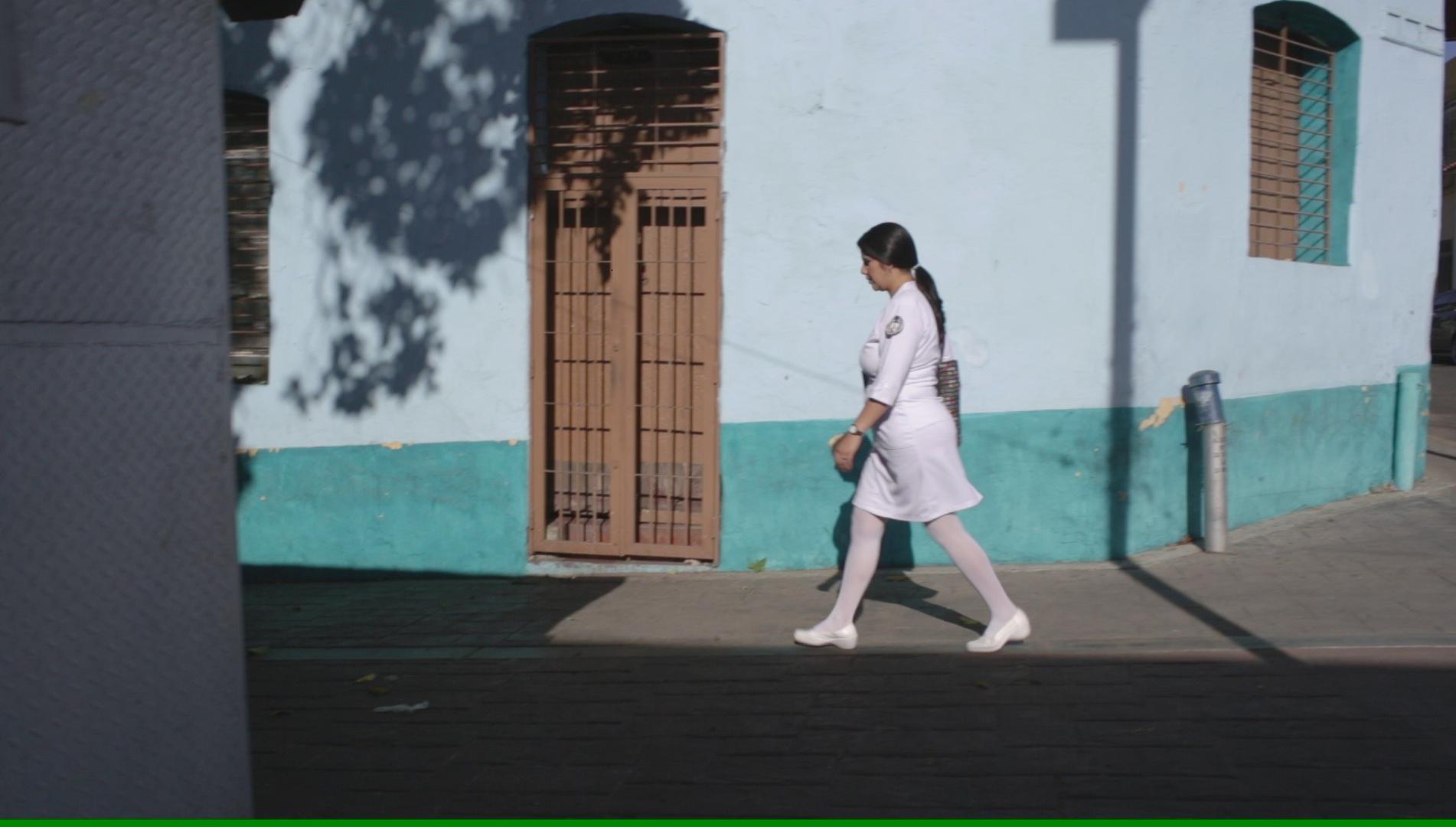 Kim, protagonista de la película Mujeres del caos venezolano