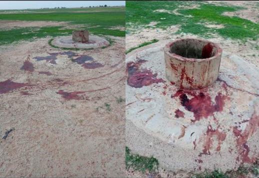 A well in the village of Somena, 14 kilometers north of Djenné, central Mali, into which at least 17 Peuhl men were thrown after being killed by alleged Dozo militia on July 25, 2018. 