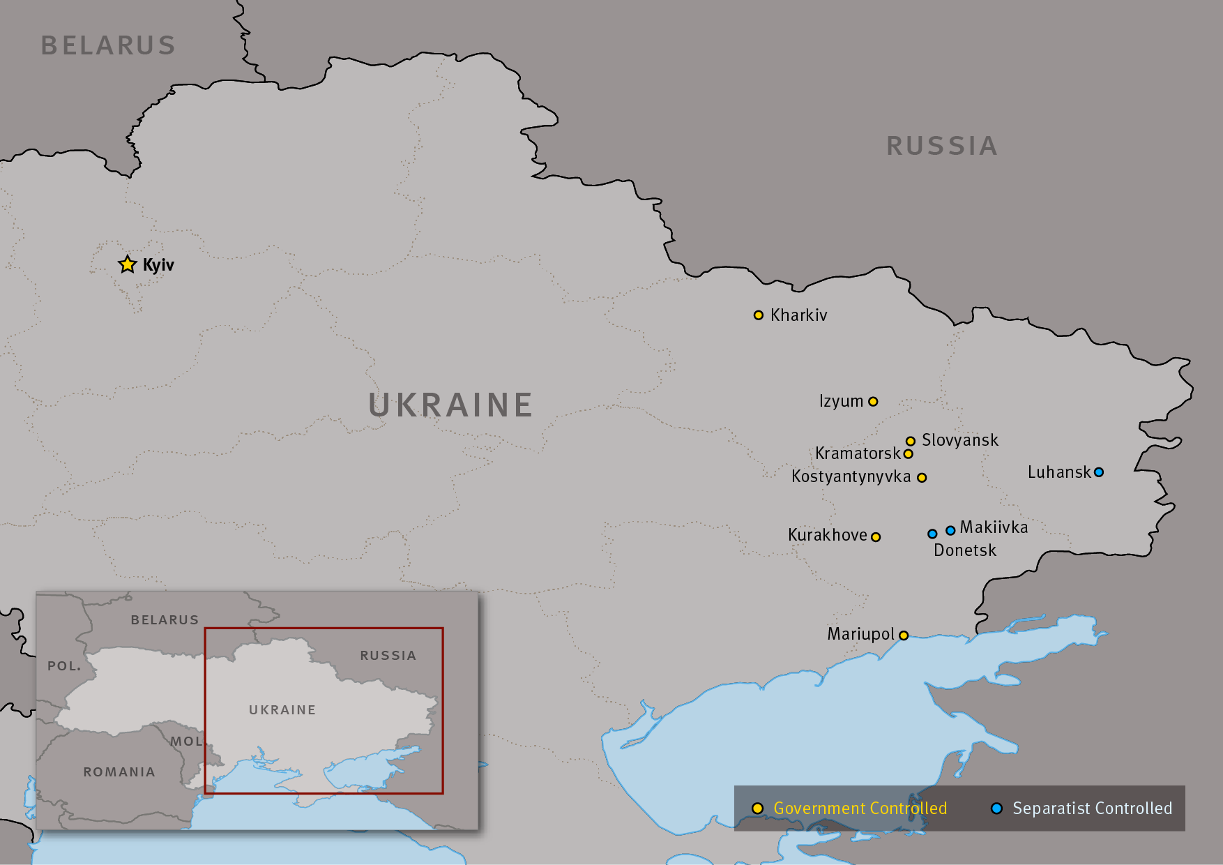 Map of Ukraine