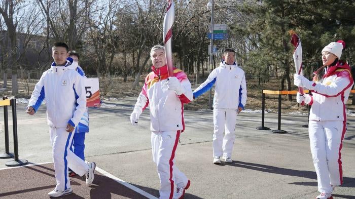 IOC President Thomas Bach at Beijing Olympics 2022