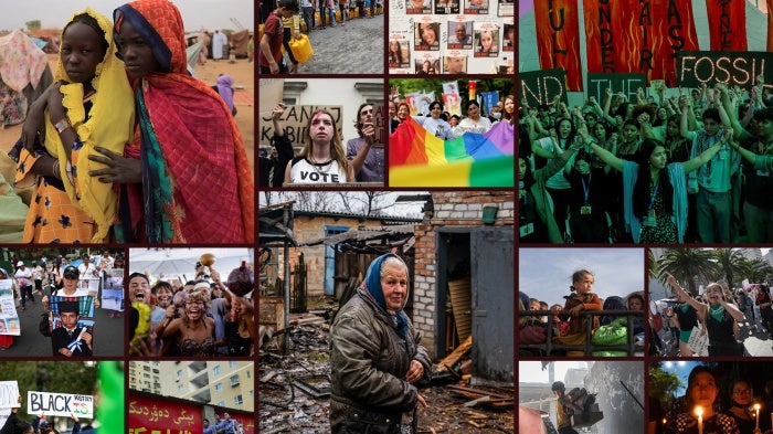 World Report collage