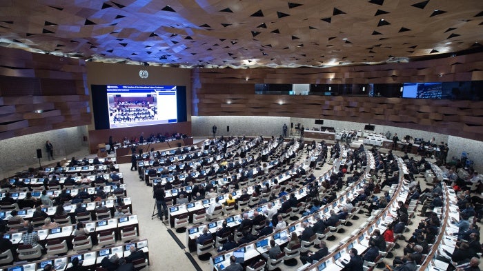 Opening Ceremony of the 113th International Labour Conference in Geneva, Switzerland, June 2, 2025. 
