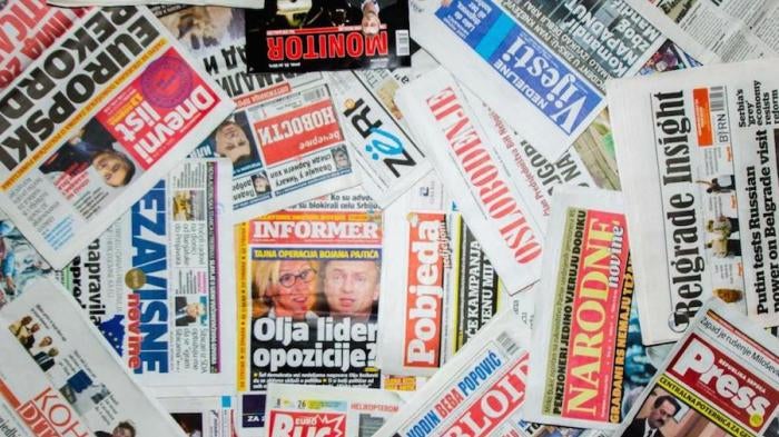 Balkan media under threat