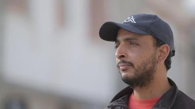 Photo of a Tunisian man who was detained and deprived the right to a lawyer.