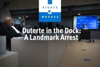 Duterte in the Dock