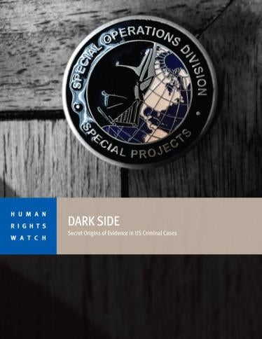 US Surveillance report cover in English.