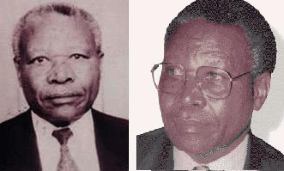 Félicien Kabuga on his US Department of State wanted poster.