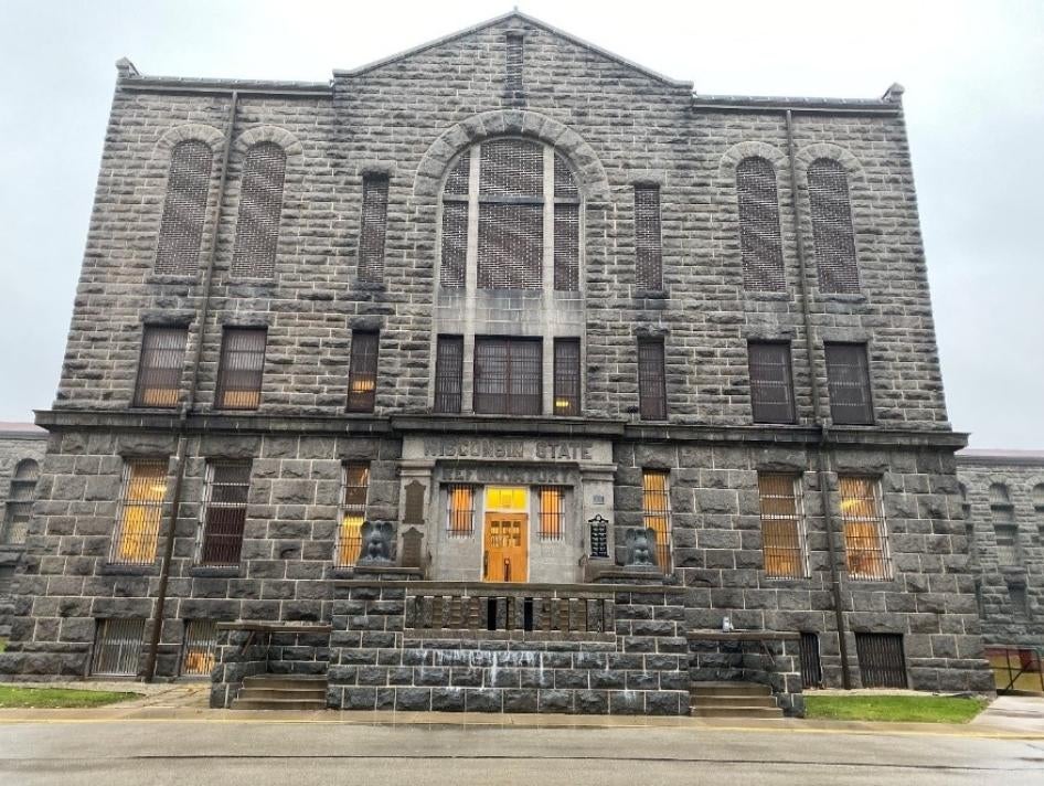 Exterior of a large stone building