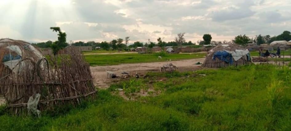 The displacement site Nguetchewe, Far North region, Cameroon, August 10, 2020. © 2020 private