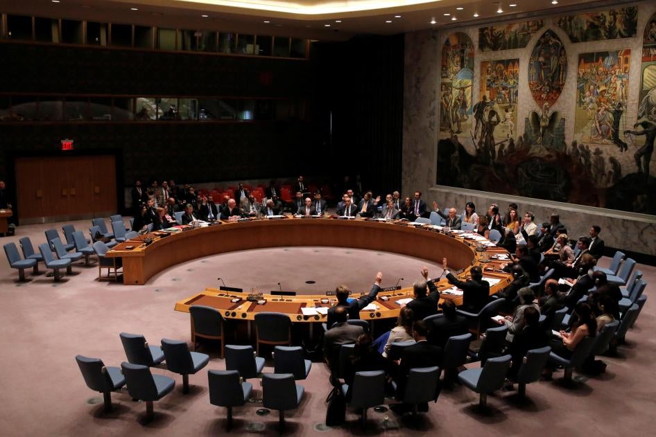 File photo showing a meeting of the United Nations Security Council.