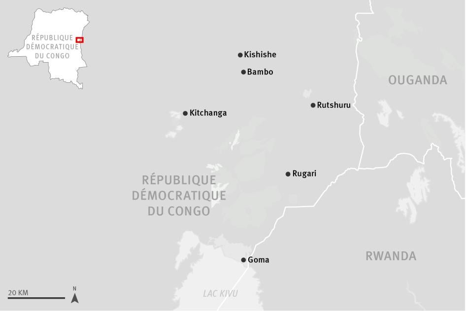 Carte de la région.