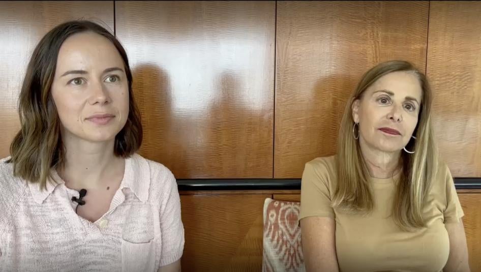 Kamila Przytuła and Jeri Cohen, Women’s Emergency Network in Miami, Florida, US, May 28, 2023.