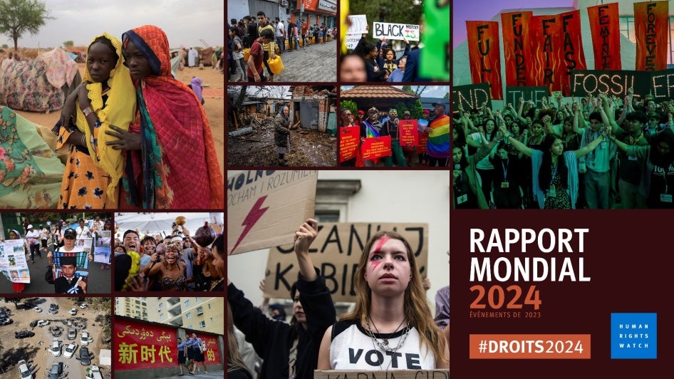 Rapport mondial 2024 de Human Rights Watch.