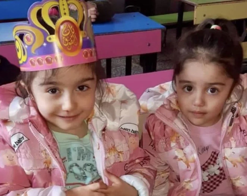 A Jordanian airstrike on January 18 on the town of Orman in the southern governorate of Sweida killed Dima, 5 (left) and Farah, 3, their parents Turki al-Halabi and Faten Abu Shahin, and three other relatives.