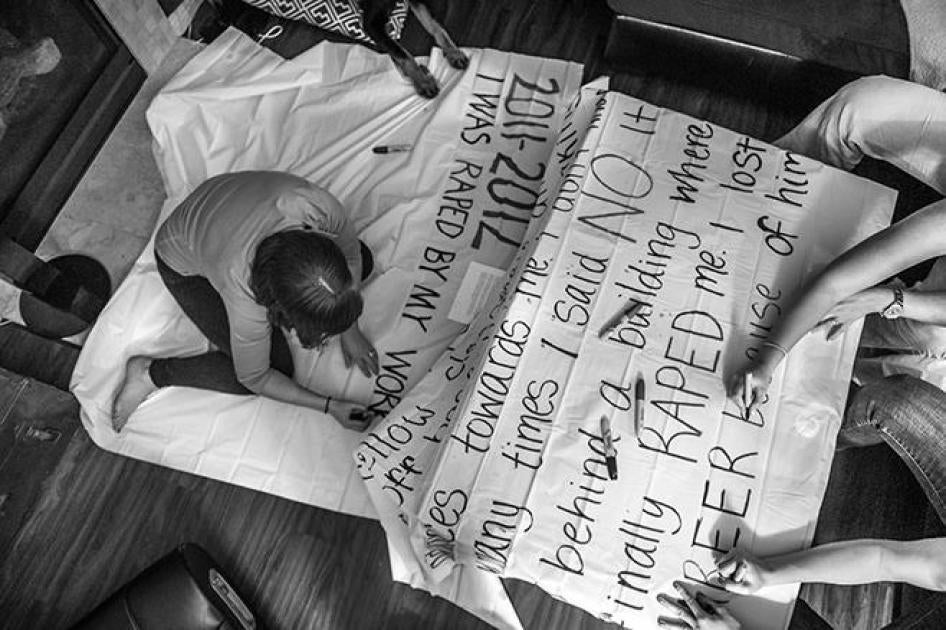 Sobrevivientes de agresiones sexuales 