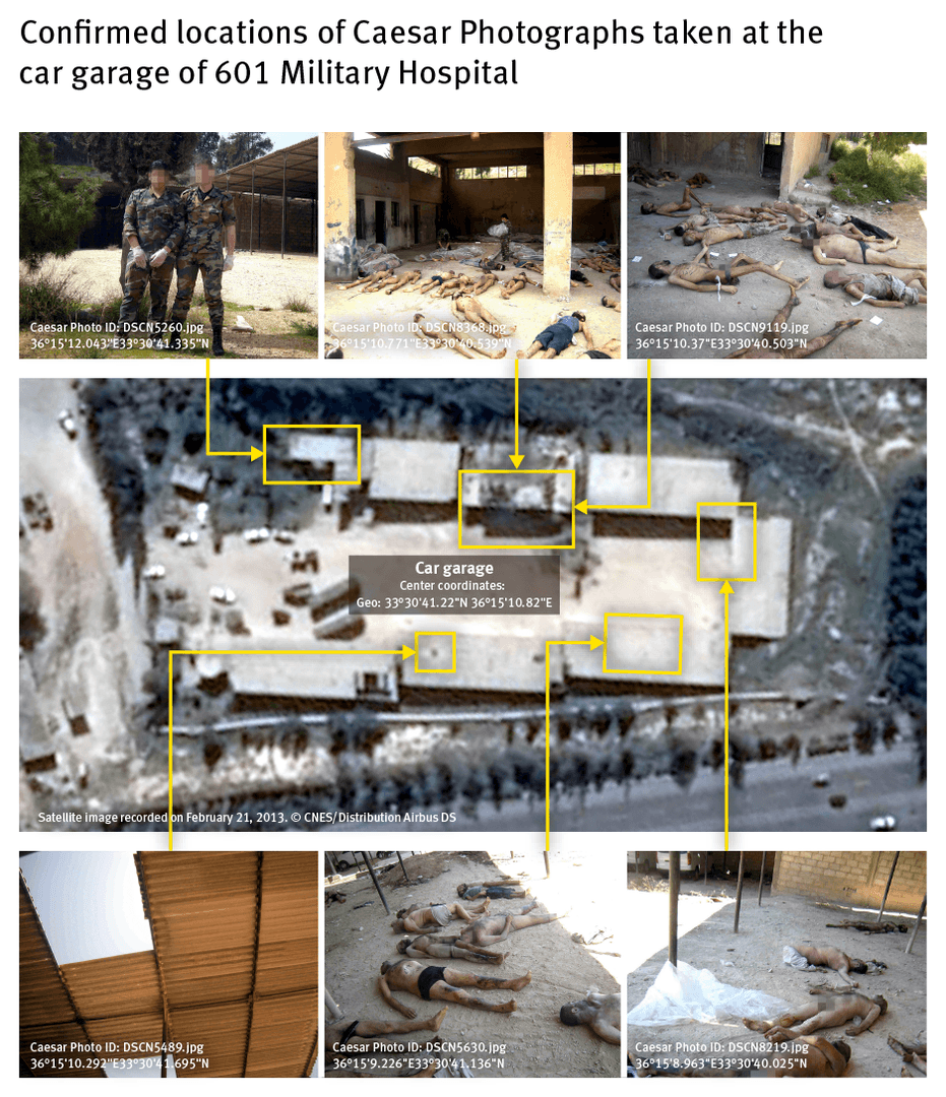 601 Mezze Hospital: Caesar photos georeferenced