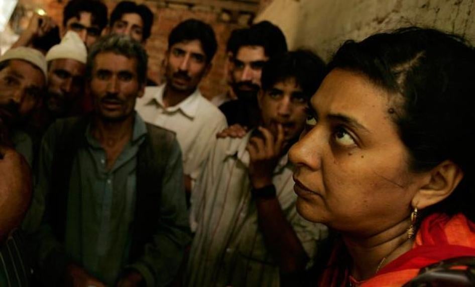 Human Rights Watch's Meenakshi Ganguly in Indian Kashmir. 