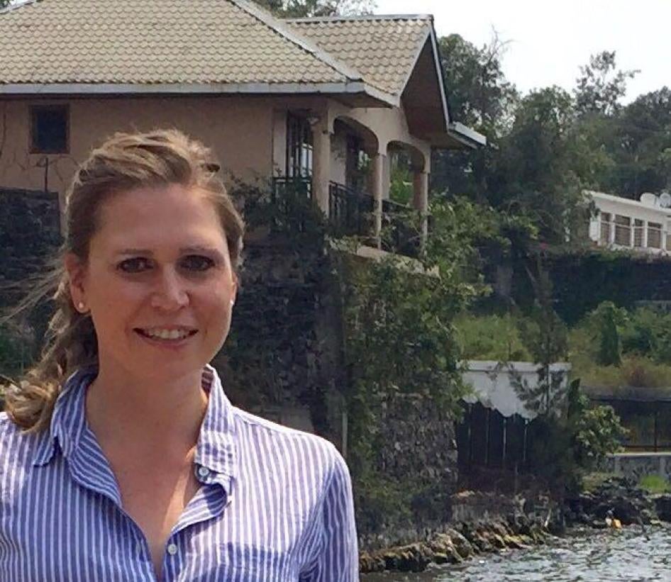 Ida Sawyer in the eastern city of Goma, Democratic Republic of Congo, on January 18, 2017.