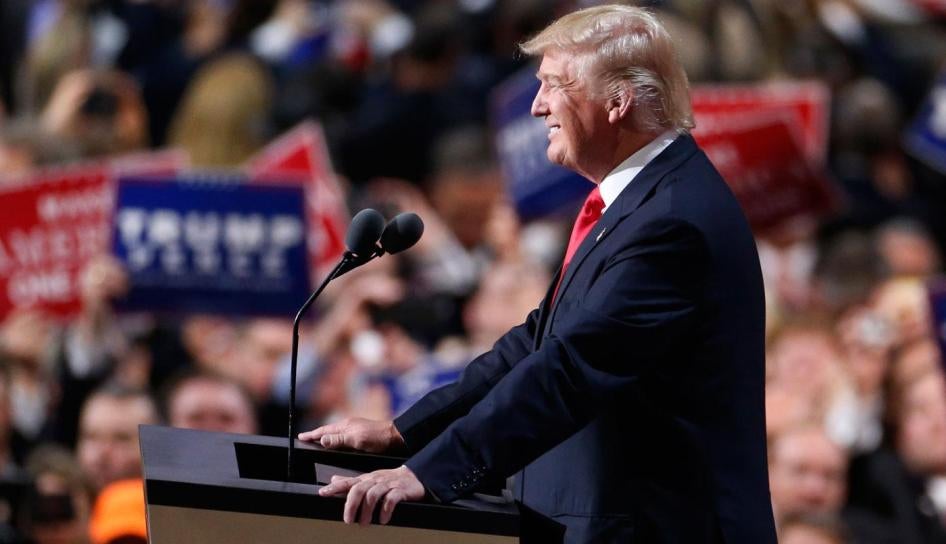 Trump nas eleições presidenciais dos EUA em 2016 