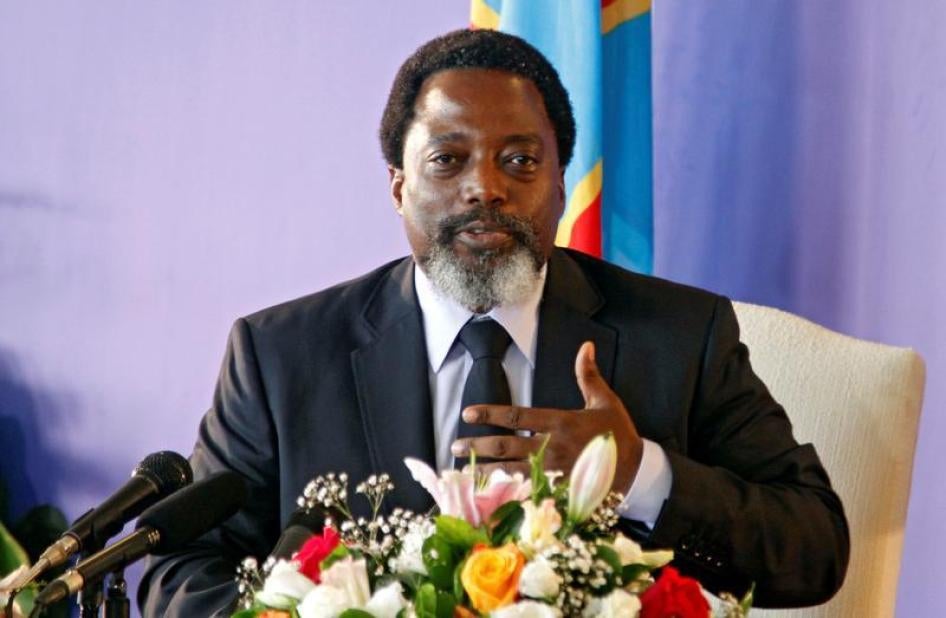Democratic Republic of Congo's President Joseph Kabila addresses a news conference at the State House in Kinshasa, Democratic Republic of Congo, January 26, 2018.
