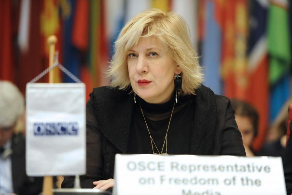OSCE Representative on Freedom of the Media Dunja Mijatovic, at the Permanent Council in Vienna, 16 January 2014.