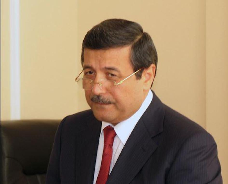 Rachitjon Kadirov, ex-Procureur général d’Ouzbékistan.