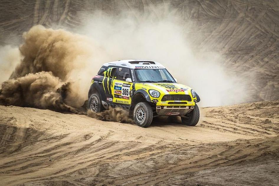 Un participant au Rallye Dakar en 2013 