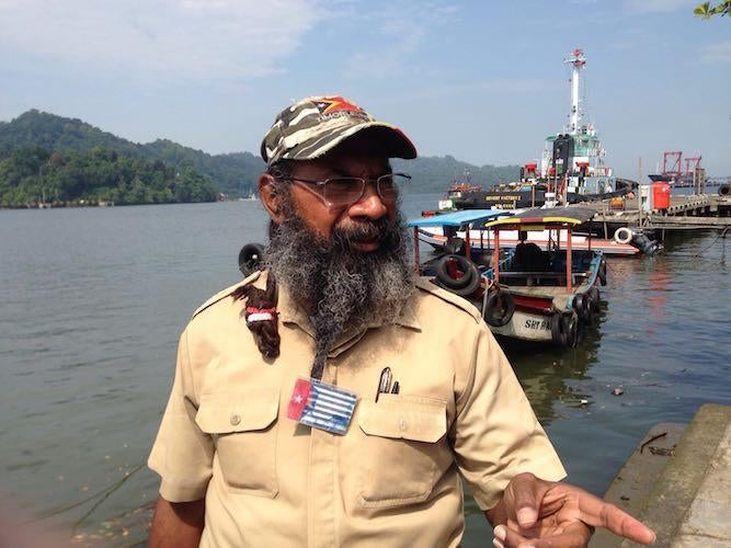 Filep Karma near the seaport of Nusa Kambangan.