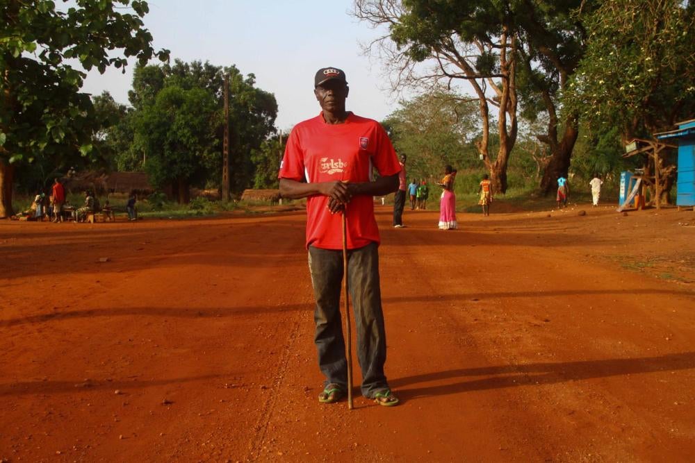 “Fidel,” a 55-year-old resident of Wadja Wadja, who has difficulty walking, fled the attack on Yassine in March 2017. “I was running with crutches and I’m lucky to be alive,” he said.