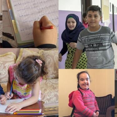 School-age children in Lebanon.