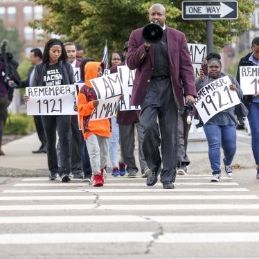 Reverend Robert Turner of the historic Mount Vernon African Methodist Episcopal (AME) church, damaged in the 1921 Tulsa Race Massacre.