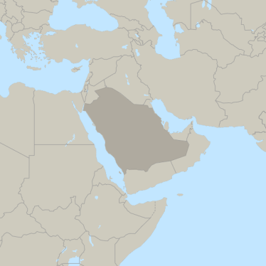 map of Saudi Arabia