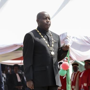 President Évariste Ndayishimiye’s inauguration ceremony in Gitega, Burundi, on June 18, 2020. Ndayishimiye took power two months early after the abrupt death of his predecessor Pierre Nkurunziza.
